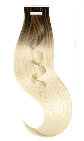 TAPE-IN EXTENSIONS ECHTHAAR  SOMBRE-BALAYAGES, Natur-Goldbraun & Hellblond